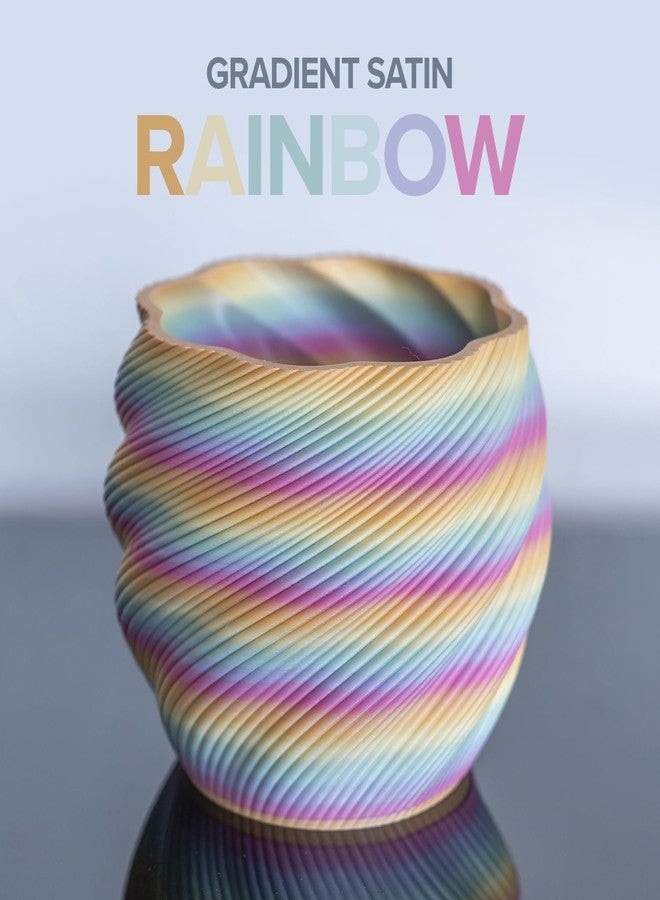 Polymaker Panchroma Satin PLA Filament 1.75mm for 3D Printing, 1kg, Rainbow - Image 2