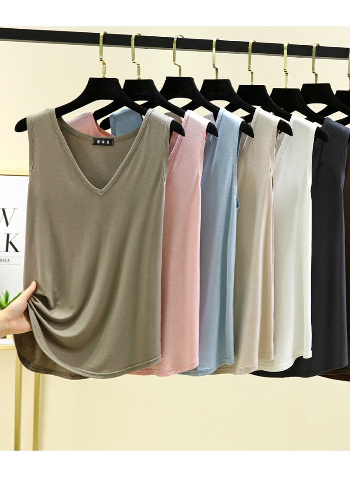 KUYING New Fashion V-neck Tank Top - Image 2