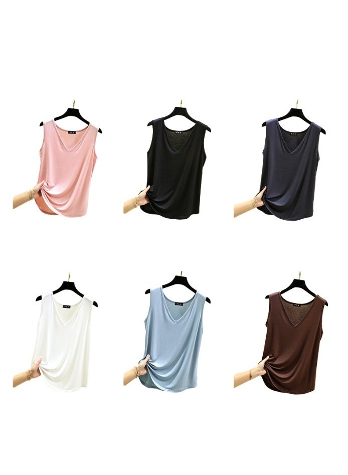 KUYING New Fashion V-neck Tank Top - Image 3