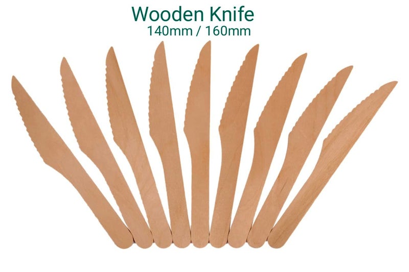 PREETENCY Disposable Wooden Spoon Suitable for Lunch Dinner Snacks Forks Set of 150 - Image 5