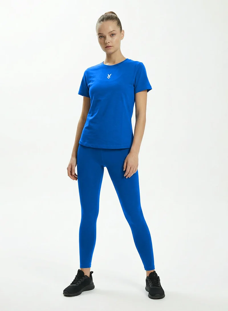 Cardio Bunny Women's Regular Fit T-Shirt with Logo Print