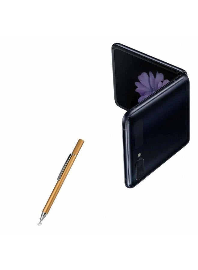 BoxWave Stylus Pen for Samsung Galaxy Z Flip (Stylus Pen ) - FineTouch Capacitive Stylus, Super Precise Stylus Pen for Samsung Galaxy Z Flip - Champagne Gold - Image 1