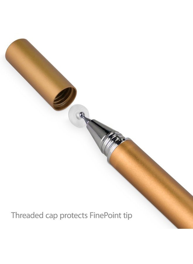 BoxWave Stylus Pen for Samsung Galaxy Z Flip (Stylus Pen ) - FineTouch Capacitive Stylus, Super Precise Stylus Pen for Samsung Galaxy Z Flip - Champagne Gold - Image 2