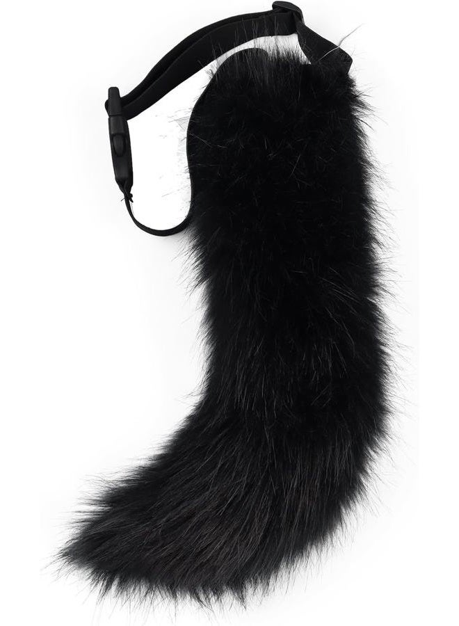 BANLAN Faux Fur Fox Costume Cat Tail Cosplay Halloween Christmas Party Costume One Size - Image 1