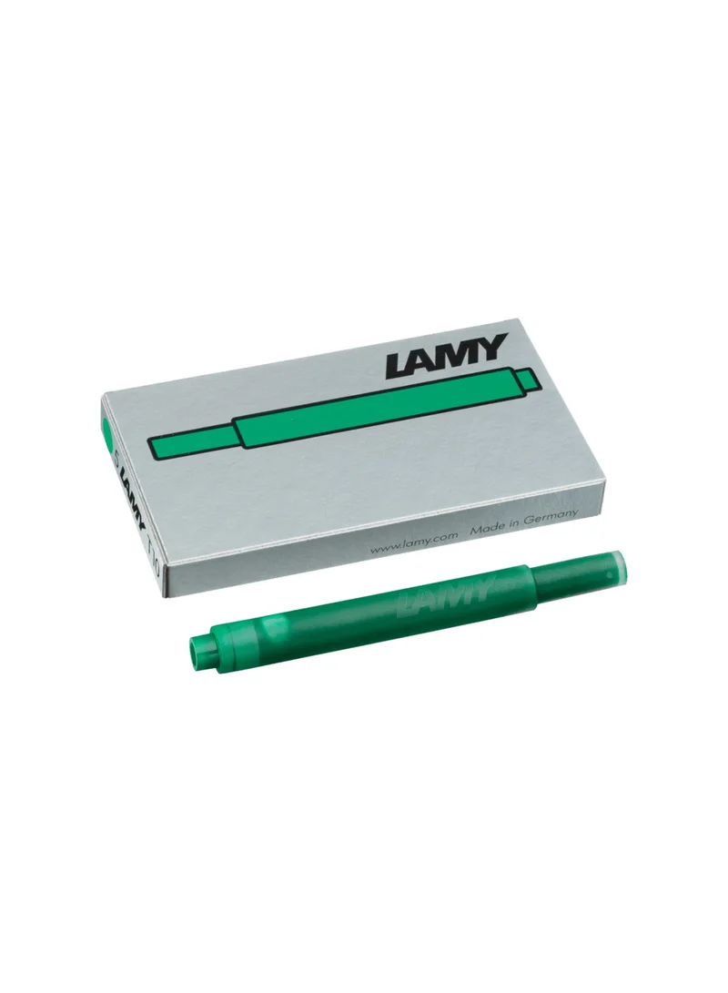 LAMY Lamy Fountain Pen Ink Cartridge Green Pack Of 5