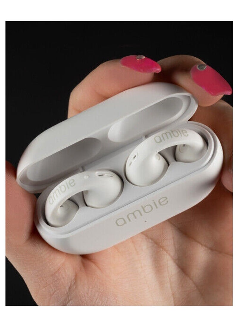 Generic - ambie Open-ear Wireless Earphone Black AM-TW01 Sport Earbuds NEW Model Air Conduction Earphones TWS Bluetooth Wireless Headphones - Image 1