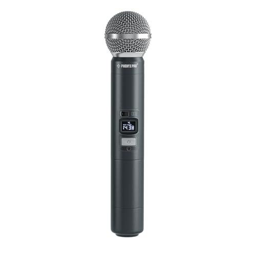 Phenyx Pro Professional Wireless Microphone, UHF Dynamic Mic, Metal Cordless Mic, Handheld Microphone for PTU-71/PTU-7000/PTU-6000 with Selectable Frequencies (PWH-7) - Image 1