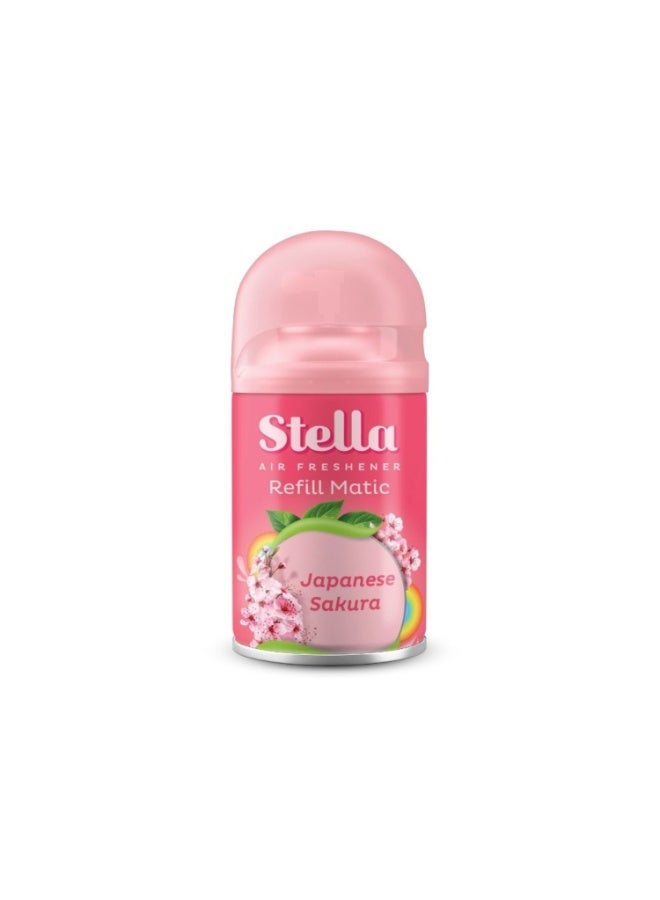 STELLA عبوة ماتيكية 225 مل (ساكورا يابانية) + غطاء - Image 5