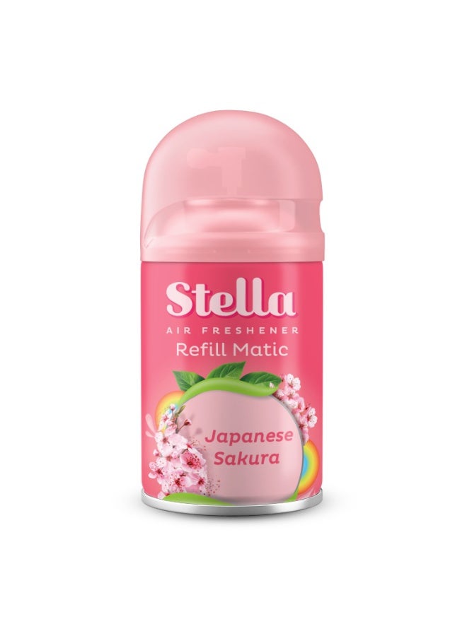 STELLA عبوة ماتيكية 225 مل (ساكورا يابانية) + غطاء - Image 1