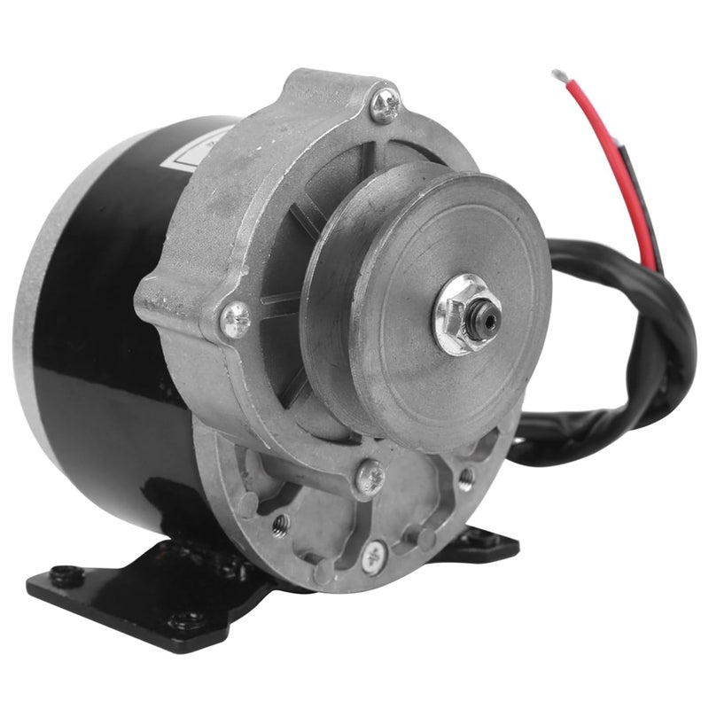 12V 250W High Torque Geared Motor with Pure Copper Belt Pulley for Industrial Use - Image 3