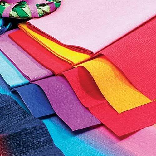 Ditya Crafts Crepe Paper Rolls for Art and Craft, Decoration (Multicolor, Set of 05) - Image 2
