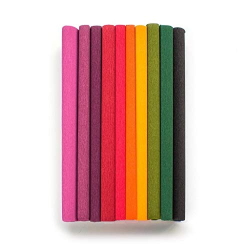 Ditya Crafts Crepe Paper Rolls for Art and Craft, Decoration (Multicolor, Set of 05) - Image 3