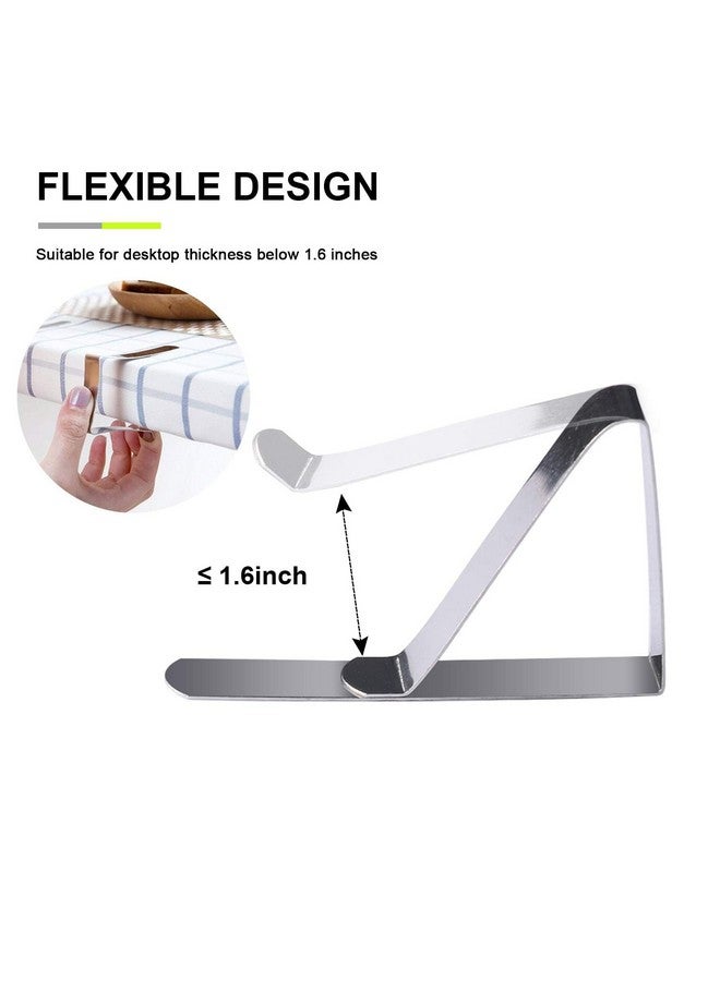 Childom 30 Pcs Stainless Steel Tablecloth Clips - Ideal Table Cloth Cover Clamps for Home, Outdoor, Kitchen, Restaurant, Weddings, Picnic, Patio, Birthday Party - Image 3
