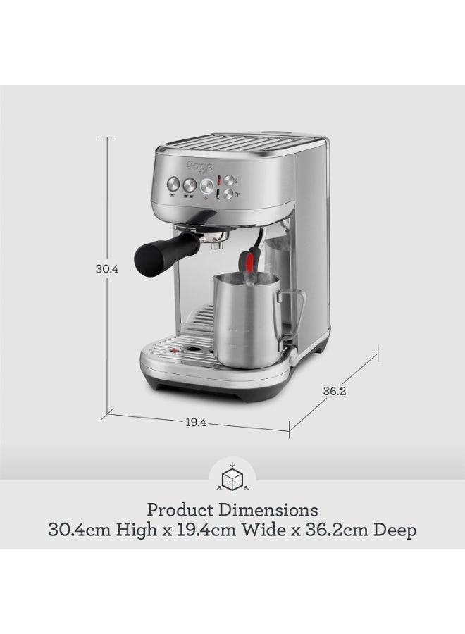 Sage The Bambino Plus - Compact Coffee Machine with Automatic Milk Frother, Brushed Stainless Steel - KSA Version, 2 Year Manufacturer Warranty - Image 2