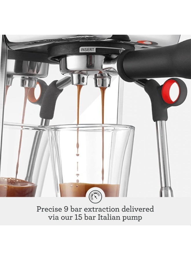 Sage The Bambino Plus - Compact Coffee Machine with Automatic Milk Frother, Brushed Stainless Steel - KSA Version, 2 Year Manufacturer Warranty - Image 4