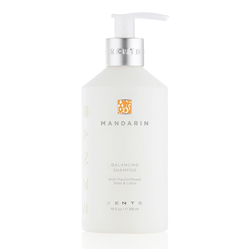 Zents Balancing Shampoo, Color Safe and Sulfate-Free with Organic Shea Butter & Lotus for All Hair Types, 10 fl oz