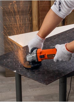 LAWAZIM Angle Grinder 4.5inch - 800W - BS Plug Handheld Corded Power Angle Grinder for Polishing, Cutting, Grinding, Sanding, Rust removal- for Metal Fabrication, Concrete, Stone, Tiles, and Metalwork  - Image 2