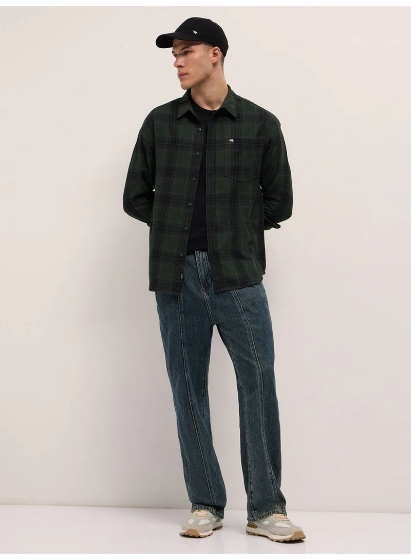 The Bear House  Men’s Trendy Shacket for All Seasons | Casual Overshirt Jacket for Men | Versatile Outerwear Layer for Office, Streetwear & Travel | Modern Smart Look for Everyday Outfits for Men | Best Price UAE