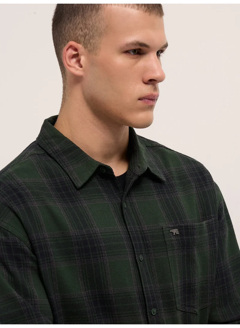 The Bear House  Men’s Trendy Shacket for All Seasons | Casual Overshirt Jacket for Men | Versatile Outerwear Layer for Office, Streetwear & Travel | Modern Smart Look for Everyday Outfits for Men | Best Price UAE