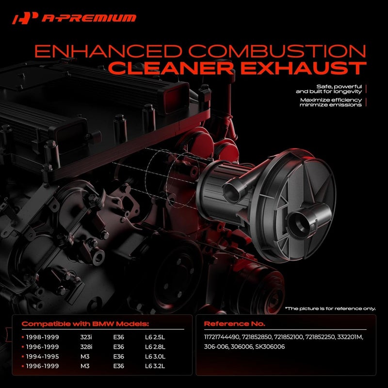 A-Premium Secondary Air Injection Smog Pump for BMW E36 - Image 2