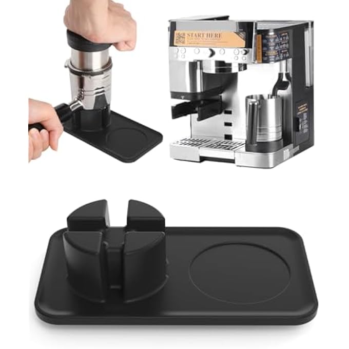 NALACAL Tamping Mat For Ninja Luxe Cafe Espresso Machine Es601Es701  FoodGrade Silicone  Tamper Holder  NonSlip Accessories For Ninja Luxe Cafe - Image 1