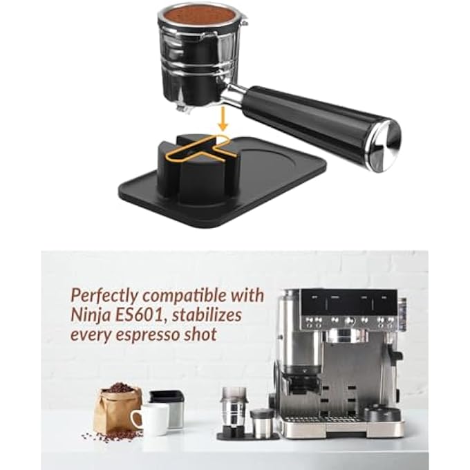 NALACAL Tamping Mat For Ninja Luxe Cafe Espresso Machine Es601Es701  FoodGrade Silicone  Tamper Holder  NonSlip Accessories For Ninja Luxe Cafe - Image 2