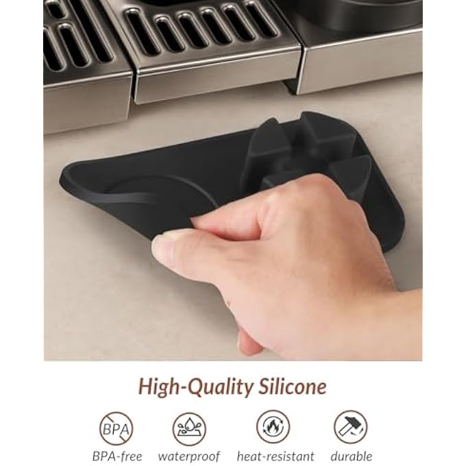 NALACAL Tamping Mat For Ninja Luxe Cafe Espresso Machine Es601Es701  FoodGrade Silicone  Tamper Holder  NonSlip Accessories For Ninja Luxe Cafe - Image 5