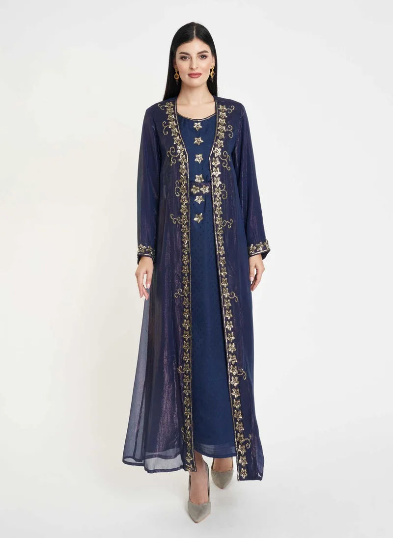 KASHKHA Jacket Jalabiya with Panel Handork