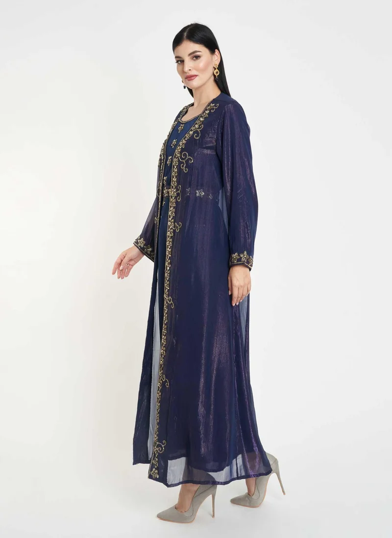 KASHKHA Jacket Jalabiya with Panel Handork