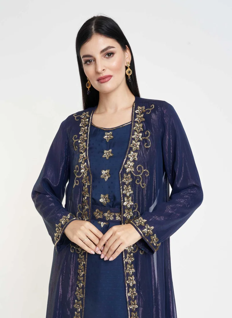KASHKHA Jacket Jalabiya with Panel Handork