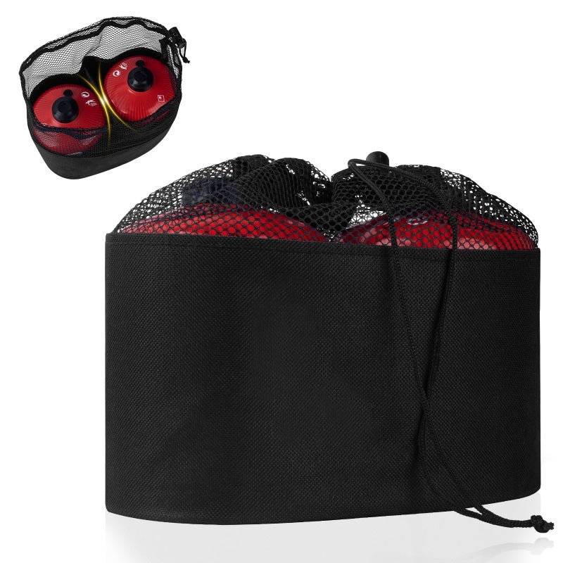 lovligt 2Pack 1LB Padded Propane Cylinder Storage Bag Oxford Fabric Gas Tank Protective Bag Mesh Drawstring Design Mini Fuel Cylinder Organizer for Outdoor Camping Hiking RV Trips - Image 2