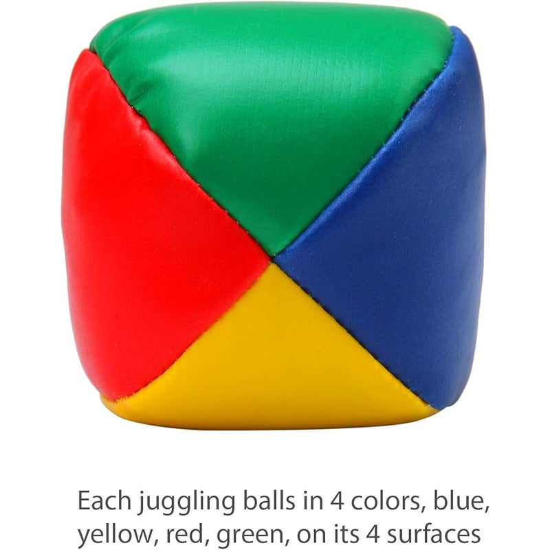 Elcoho 7 Pack Beginners Juggling Balls Durable and Soft Easy Juggle Balls - Image 2