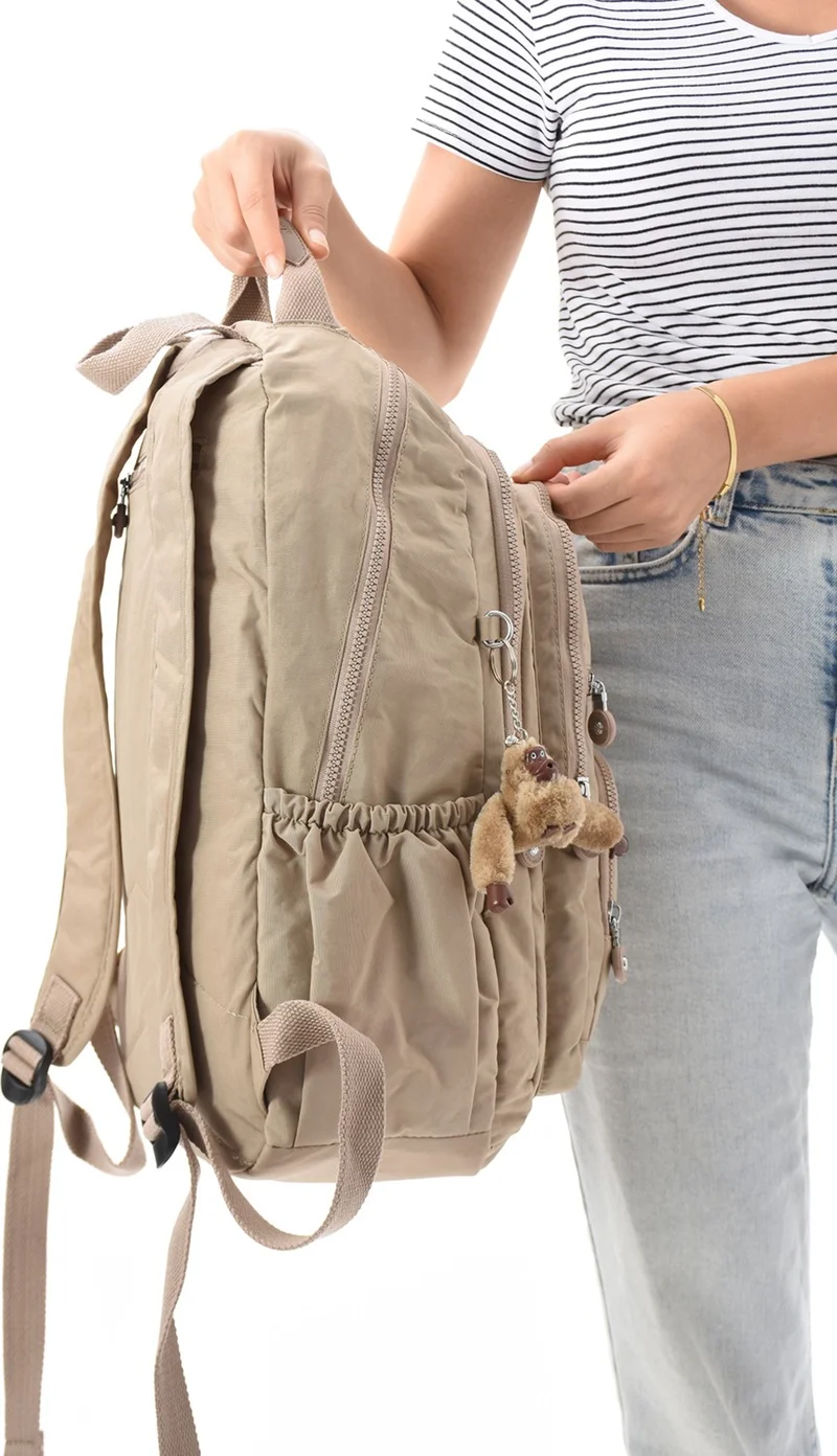 Çanta Trend Large Size Ultra Quality Monkey Water Repellent Unisex School Backpack