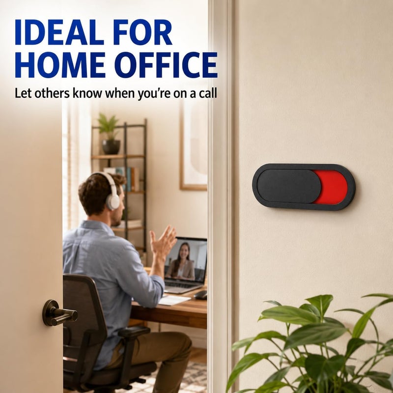 IMIKEYA Privacy Sign: Vacant Occupied Sign Door for for Home Office Store Hotle Hospital Conference Room, Blank Slide Door Indicator Vacant Occupied Bathroom - Image 3