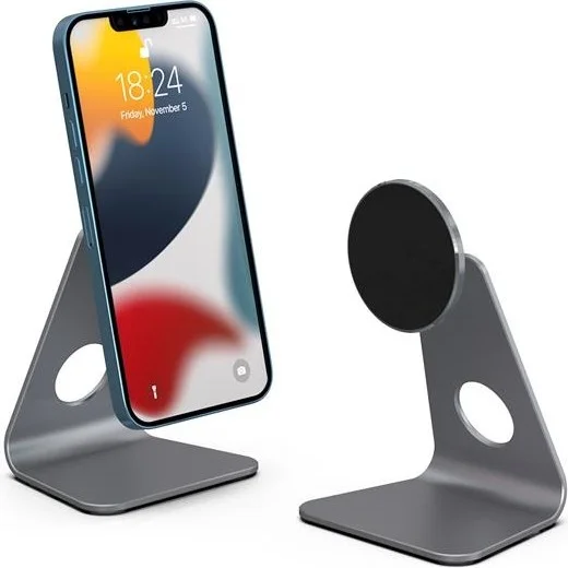 Polhammobile Polham Iphone 12,13,14 Series Magsafe Magnetic Desktop Phone Holder, Non-slip Silicone Based Stand