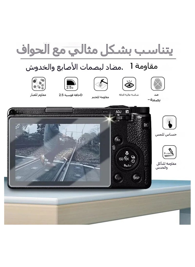 Screen Protector (3+1Pack) Compatible with Ricoh GRIII/GRIIIx/GR3/GR3X cameras, tempered glass film scratch-resistant HD soft silicone case  - Image 3