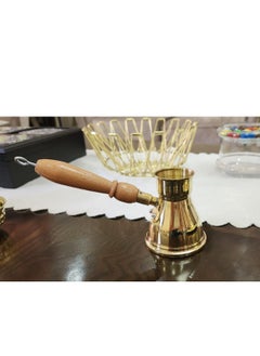 Reko Turkish coffee maker Brass Copper set  - Coffee Maker Solid Large Size Hand made  - Image 5