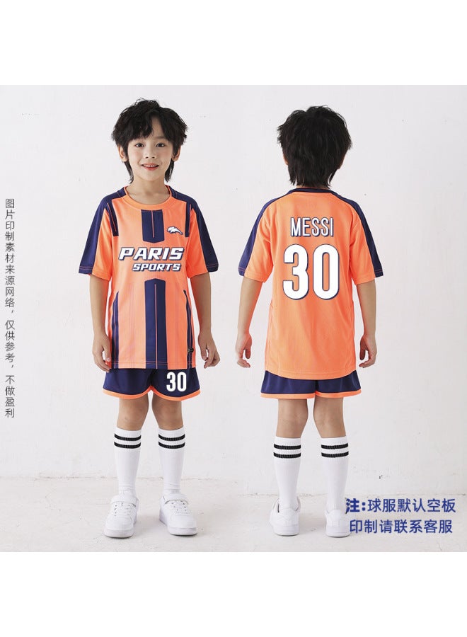 D8106# Orange Football Jersey - Image 1