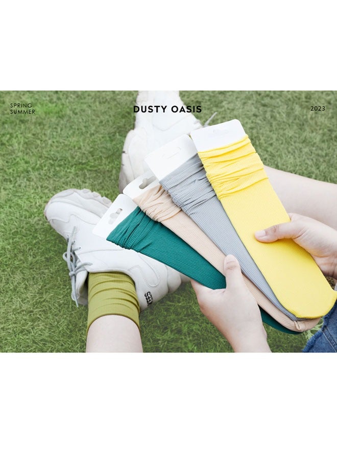 زي سي إم - هابي 22 جوارب نسائية عصرية بلون سادة - Image 5