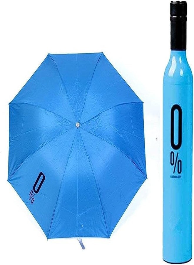NPB Store Wine Bottle Umbrella Windproof Double Layer Umbrella with Bottle Cover for UV Protection & Rain, For Men, Women, and Kids (Multicolor) - Image 2