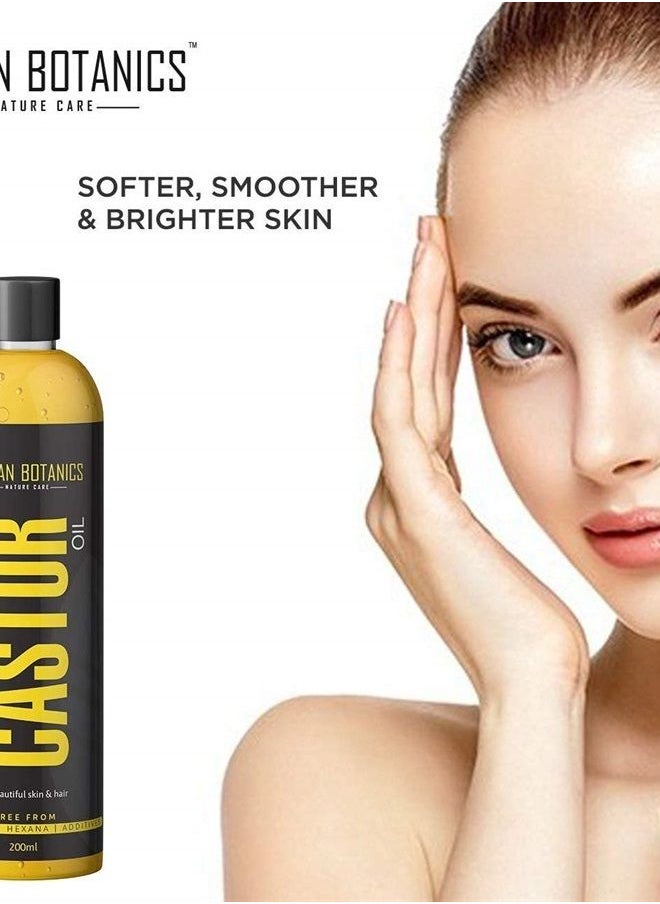 UrbanBotanics ® Pure Cold Pressed Castor Oil for Hair and Skin, 200ml  - Image 2