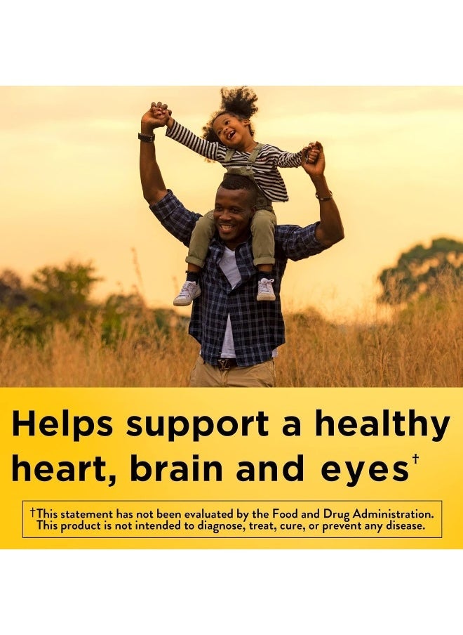 Nature Made Burp-Less Ultra Omega-3 Fish Oil 1400mg – 90 Softgels – One Per Day – Heart Health Support – High Potency Omega-3 Supplement – Enteric Coated to Reduce Fishy Aftertaste - Image 2