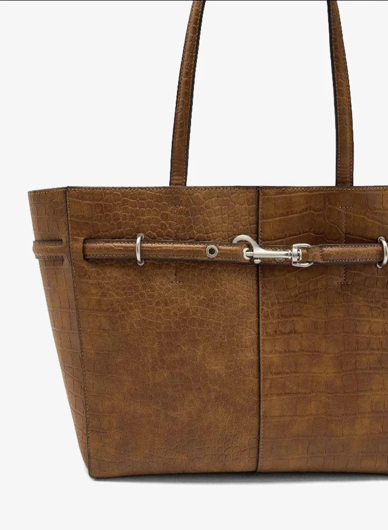 بارفوا حقيبة متسوق مع نقش حيواني