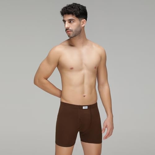 Amul Comfy Men's Trunk Underwear | Soft Inner Elastic | Soft Waistband | Breathable Comfortable Innerwear | Pack of 3 | Color May Vary Multicolour - Image 3