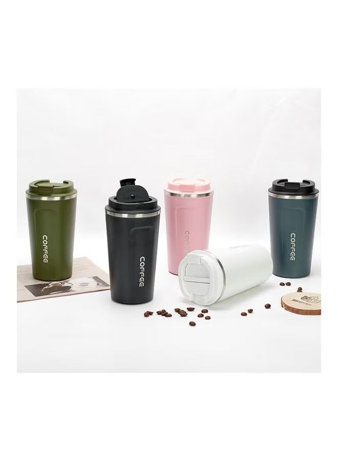 XiuWoo Stainless Steel Coffee Mug with Double Wall Insulation Black - Image 4