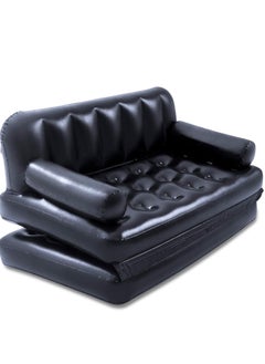 Bestway Double 5-In-1 Multifunctional Couch With Sidewinder 2 Seater Ac Air Pump Black 188x152x64cm  - Image 4