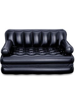 Bestway Double 5-In-1 Multifunctional Couch With Sidewinder 2 Seater Ac Air Pump Black 188x152x64cm  - Image 5