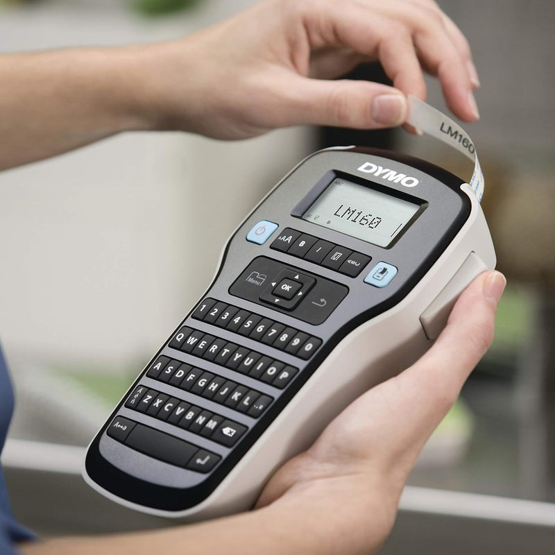 Dymo DY2142267 Handheld 160 Label Maker Machine, 12 mm x 7 Meter Size, Black - Image 4