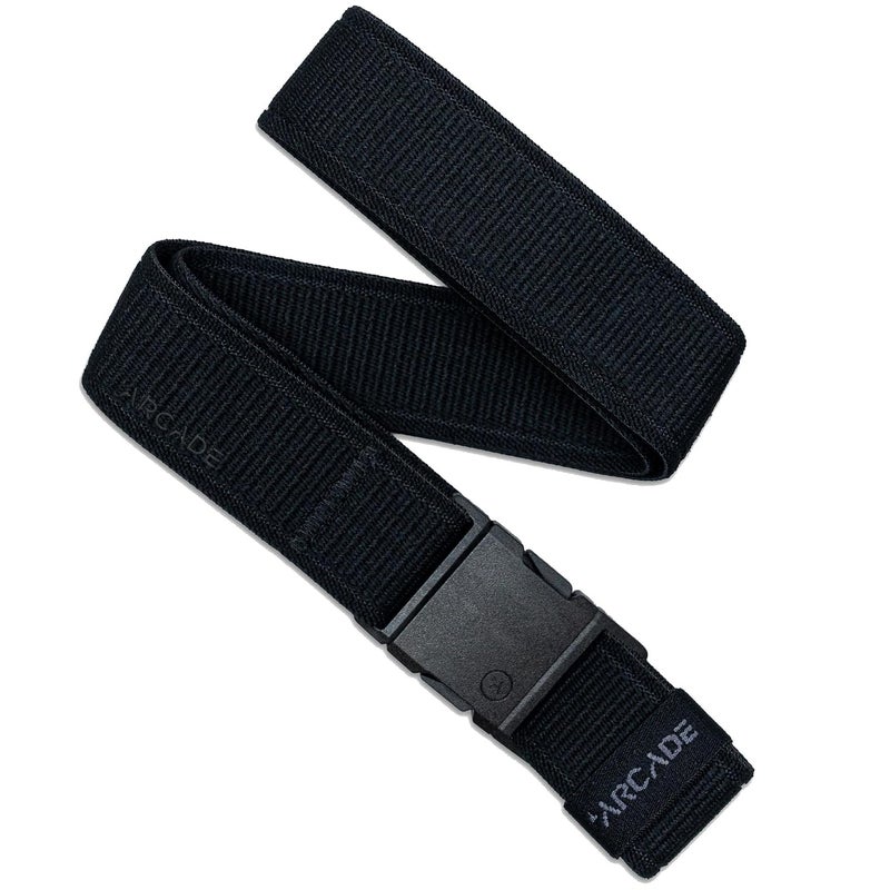 Arcade Belts A2 Atlas Youth Unisex Adventure Belt: Heavy Duty Stretch, Metal Free Buckle, Black - Image 1
