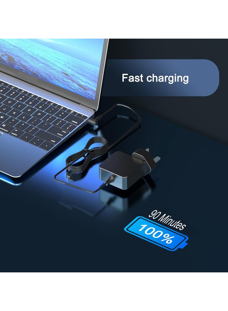 SMART SOURCE 20V 65W/45W Laptop Charger for Lenovo, Replacement AC Adapter Ideapad, 3 5 320 310 320S 330 330S 110 110S 120S, Ideapad Flex 4 5 6 ADl45WCD 330S-15Ikb Yoga 520 530 with Type-G UK Plug【4.0 * 1.7mm】  - Image 4